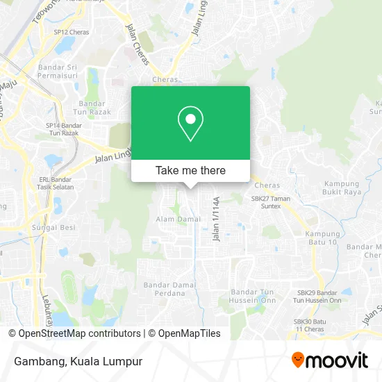 Gambang map