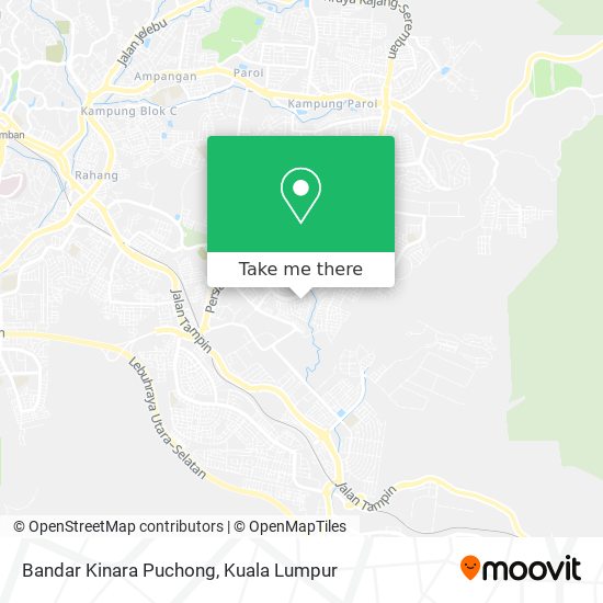 Bandar Kinara Puchong map