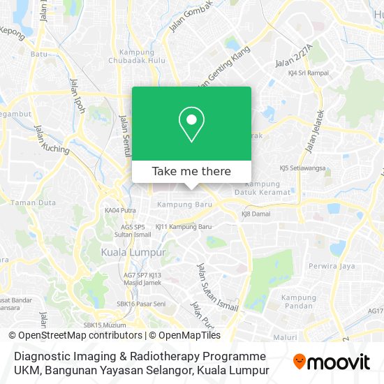 Diagnostic Imaging & Radiotherapy Programme UKM, Bangunan Yayasan Selangor map