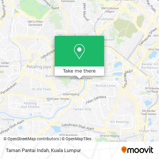 Taman Pantai Indah map