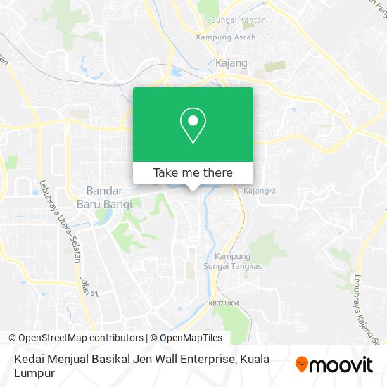 Peta Kedai Menjual Basikal Jen Wall Enterprise