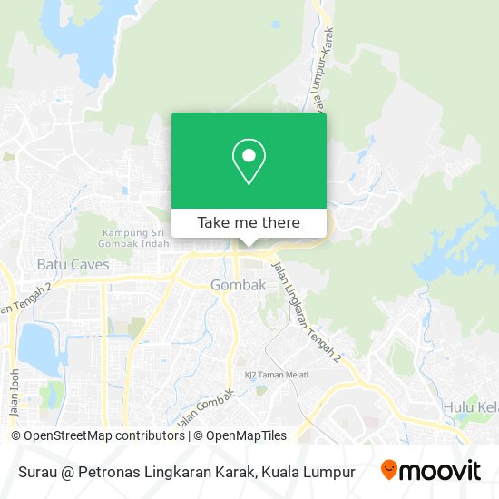 Surau @ Petronas Lingkaran Karak map