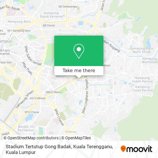 Stadium Tertutup Gong Badak, Kuala Terengganu map