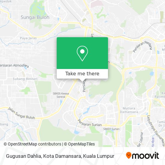 Gugusan Dahlia, Kota Damansara map