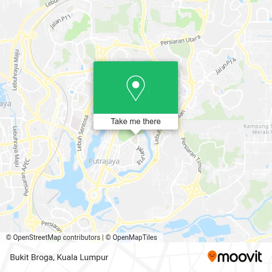 Bukit Broga map