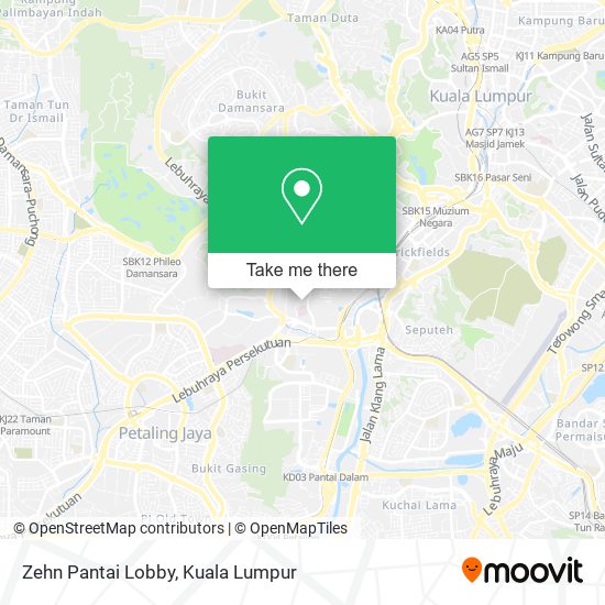 Zehn Pantai Lobby map