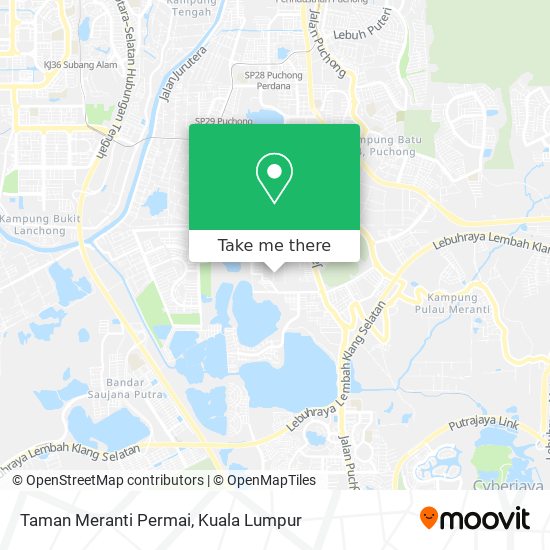 Taman Meranti Permai map