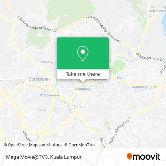 Mega Movie@TV3 map