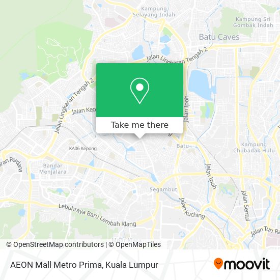 Peta AEON Mall Metro Prima