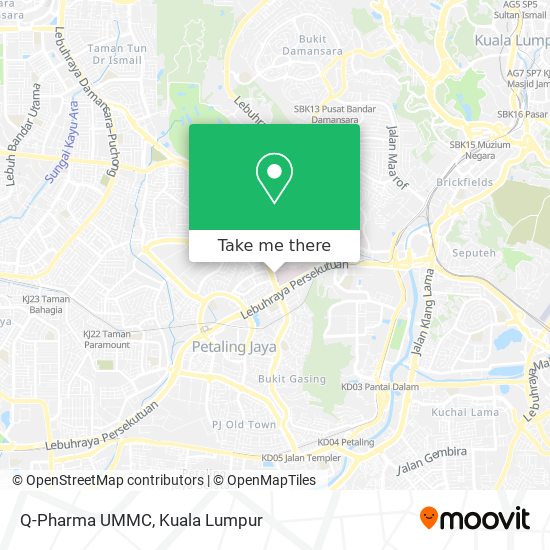 Q-Pharma UMMC map