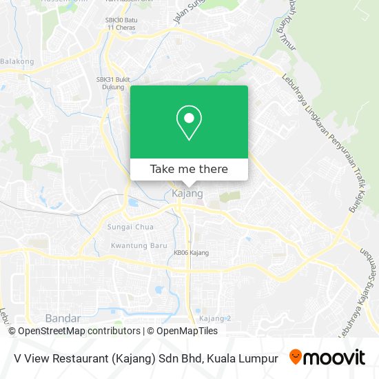 V View Restaurant  (Kajang) Sdn Bhd map