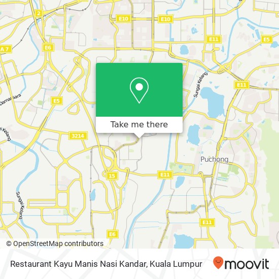 Restaurant Kayu Manis Nasi Kandar map