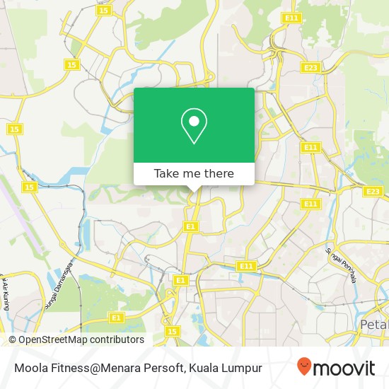 Moola Fitness@Menara Persoft map