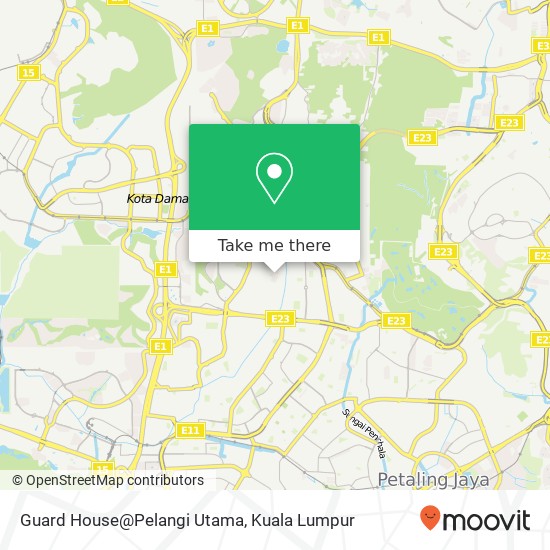 Guard House@Pelangi Utama map