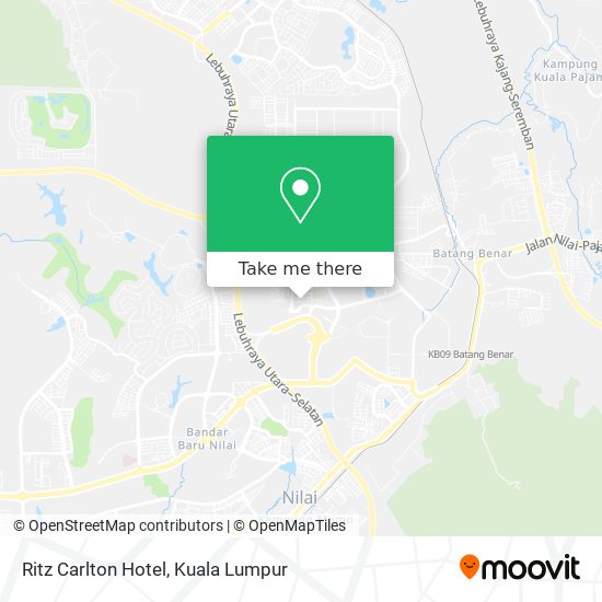 Ritz Carlton Hotel map