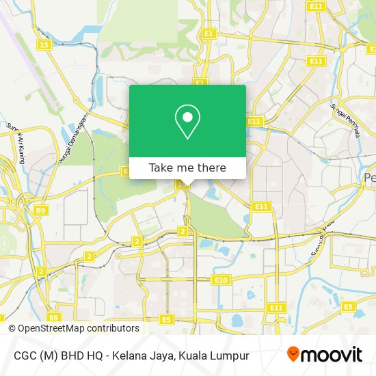 CGC (M) BHD HQ - Kelana Jaya map