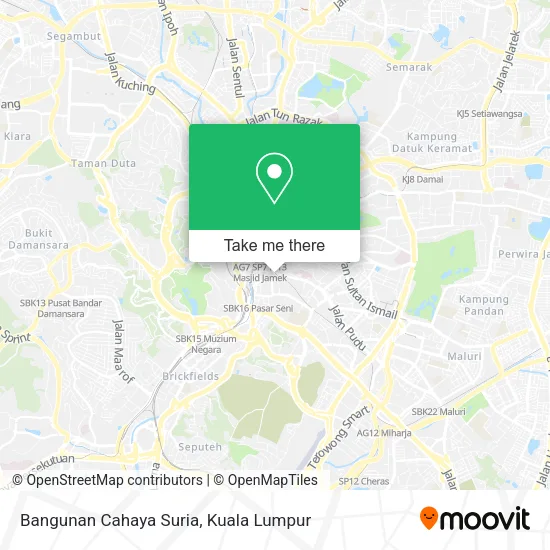 Bangunan Cahaya Suria map