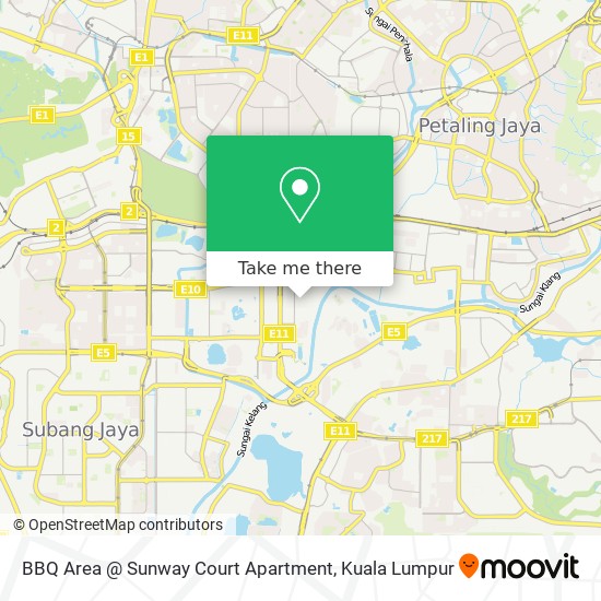 BBQ Area @ Sunway Court Apartment map