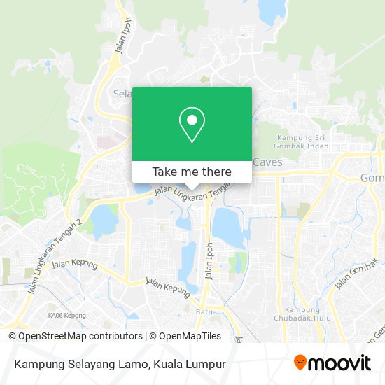 Kampung Selayang Lamo map