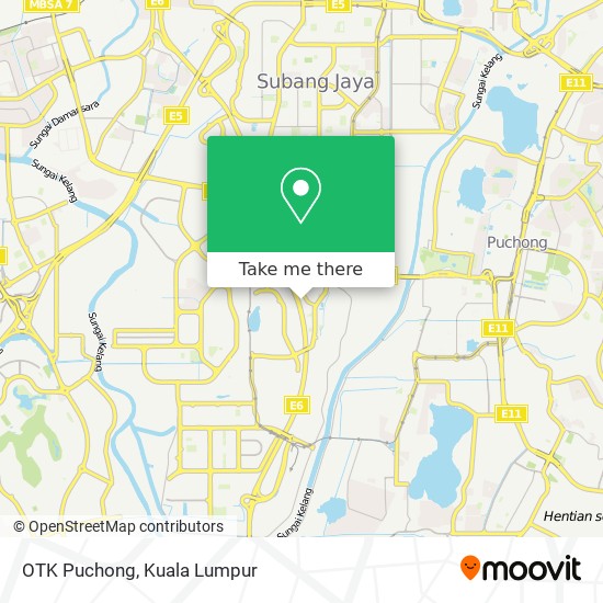 OTK Puchong map