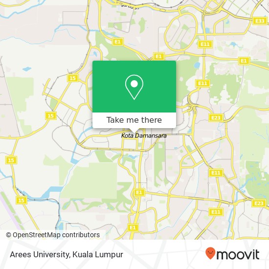 Arees University map