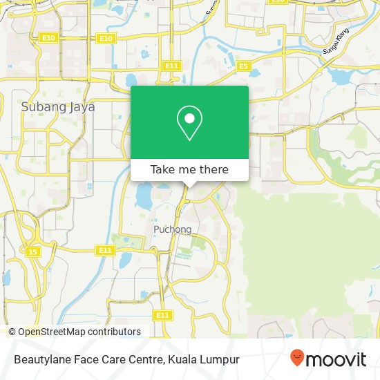 Beautylane Face Care Centre map