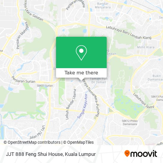 Peta JJT 888 Feng Shui House
