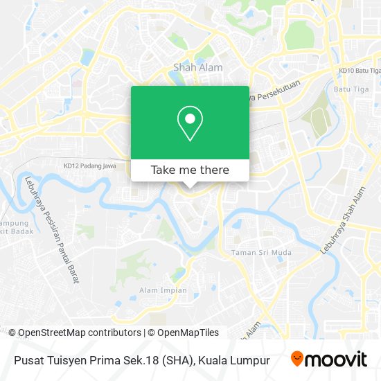 Pusat Tuisyen Prima Sek.18 (SHA) map