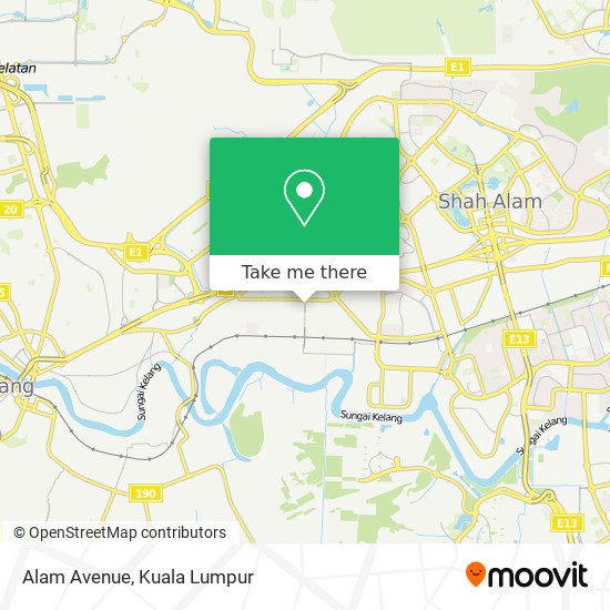 Alam Avenue map