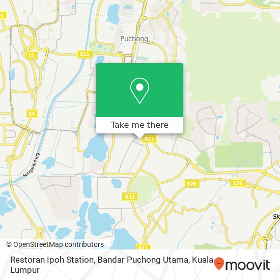 Peta Restoran Ipoh Station, Bandar Puchong Utama
