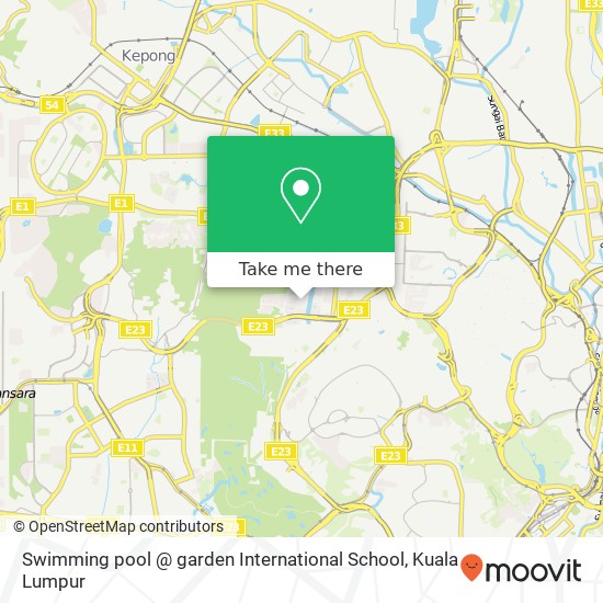 Swimming pool @ garden International School map