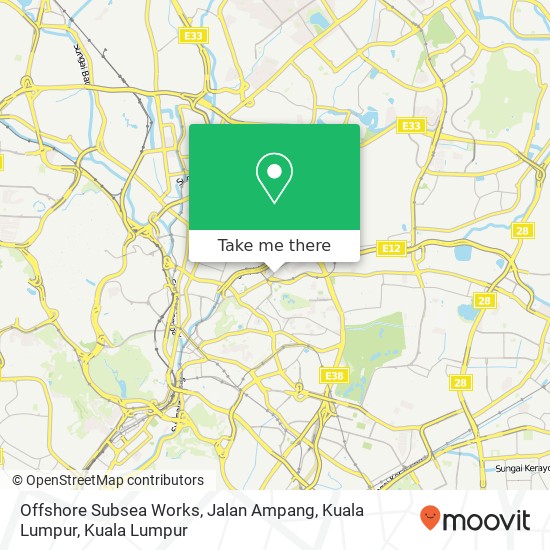 Offshore Subsea Works, Jalan Ampang, Kuala Lumpur map