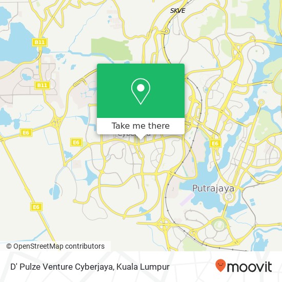 D' Pulze Venture Cyberjaya map