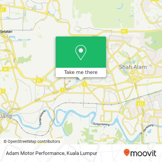 Adam Motor Performance map