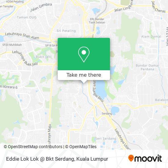 Eddie Lok Lok @ Bkt Serdang map