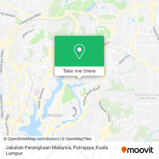 Peta Jabatan Perangkaan Malaysia, Putrajaya