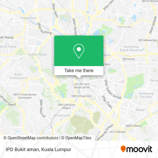 IPD Bukit aman map