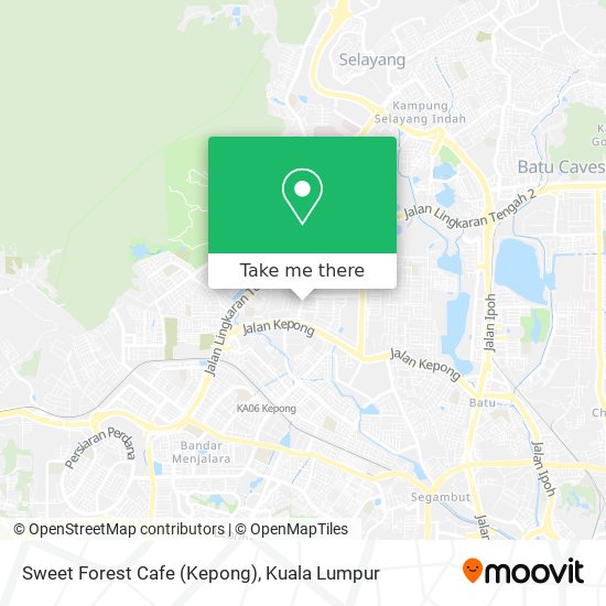 Sweet Forest Cafe (Kepong) map