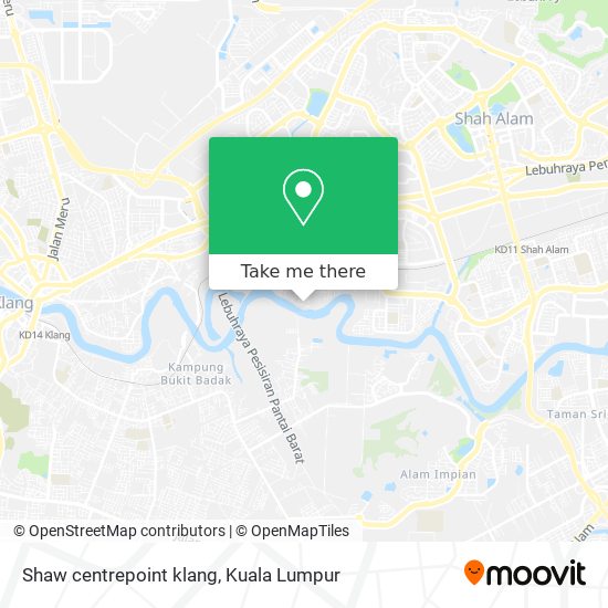 Shaw centrepoint klang map