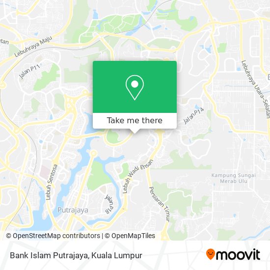 Peta Bank Islam Putrajaya