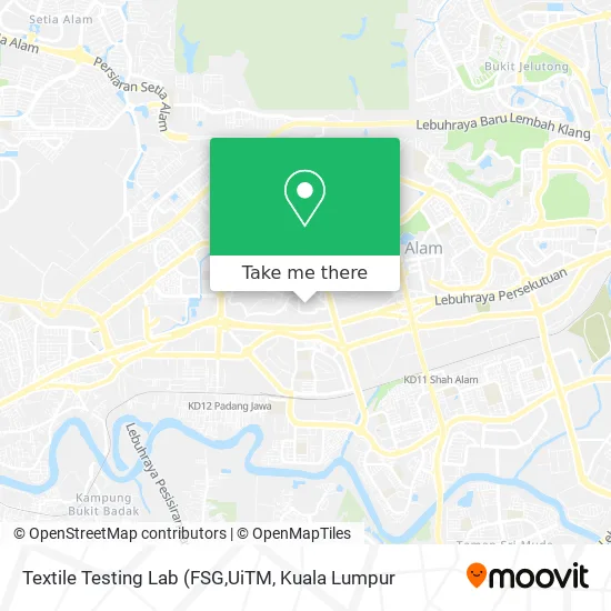 Textile Testing Lab map