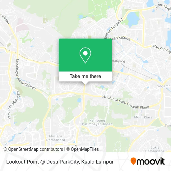 Lookout Point @ Desa ParkCity map