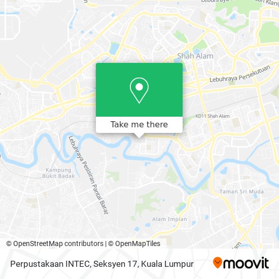 Perpustakaan INTEC, Seksyen 17 map