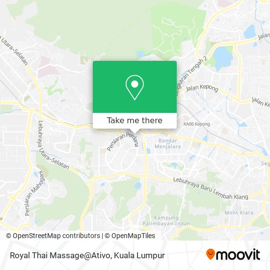 Royal Thai Massage@Ativo map