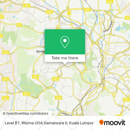 Level B1, Wisma UOA Damansara II map