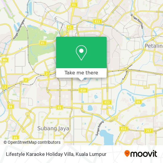 Lifestyle Karaoke Holiday Villa map