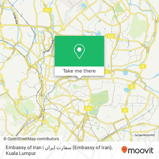 Embassy of Iran | سفارت ایران map
