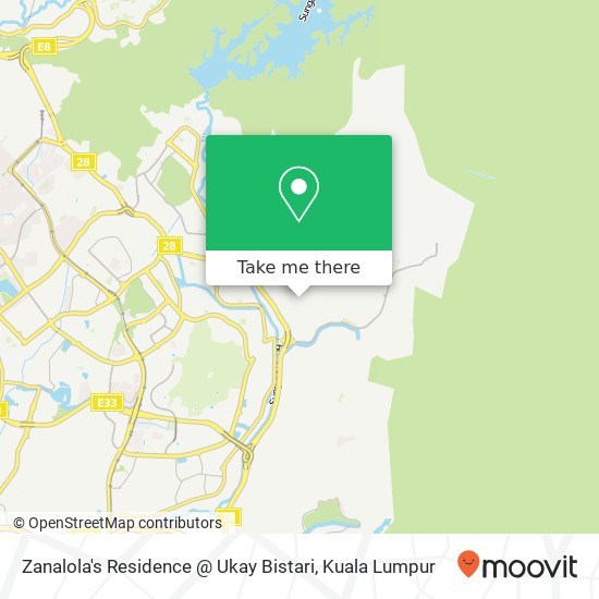 Zanalola's Residence @ Ukay Bistari map