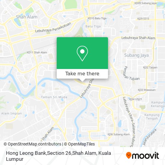 Peta Hong Leong Bank,Section 26,Shah Alam