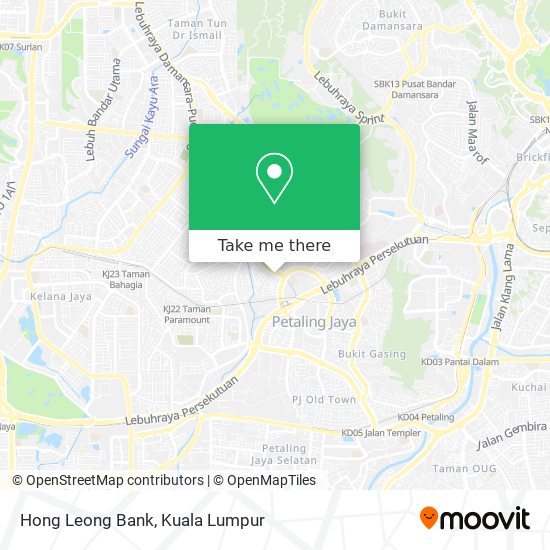 Hong Leong Bank map